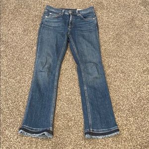 Rag and Bone cropped flare jeans. Size 25.